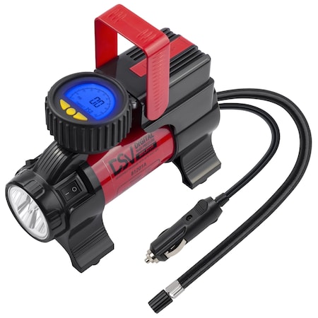 Dsv Standard Air Compressor, Car Tire Inflator, 12V DC Portable 150PSI 81201A